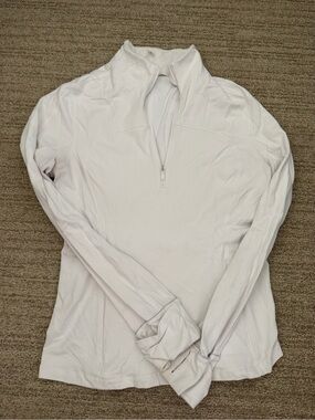 lululemon athletica White Quarter-Zip Up